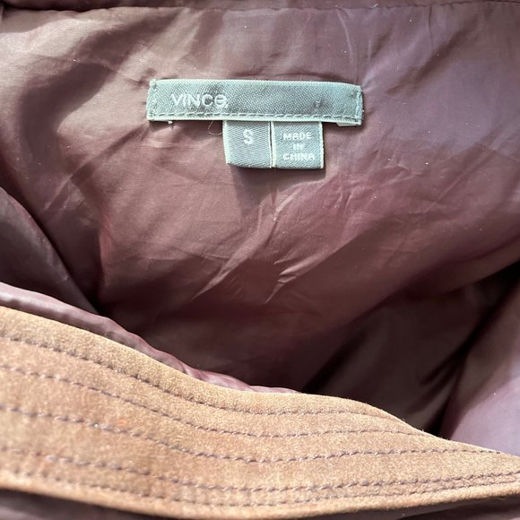 Vince shawl collar down puffer jacket/coat - Picture 10 of 10